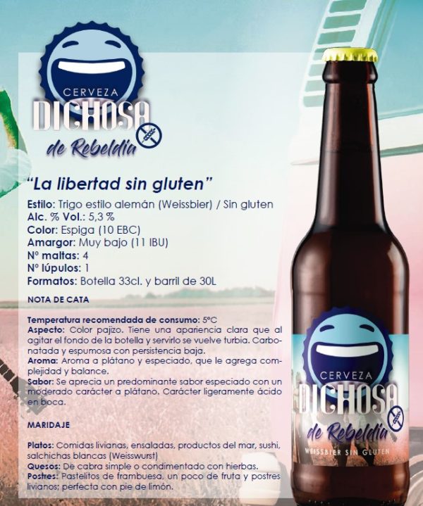 Ficha técnica Cerveza Dichosa de Rebeldía